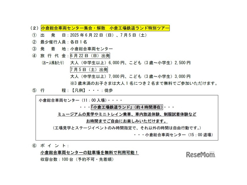 ツアー概要