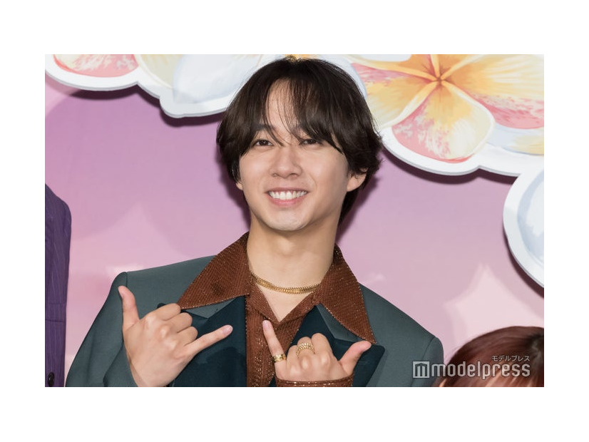 メンバーと「リロ＆スティッチ」を鑑賞した中村海人（C）モデルプレス