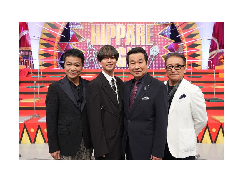 中山秀征、永瀬廉、三宅裕司、赤坂泰彦（C）日本テレビ