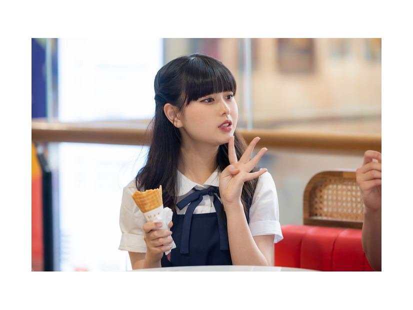 ひな「今日、好きになりました。マクタン編」第1話（C）AbemaTV, Inc.