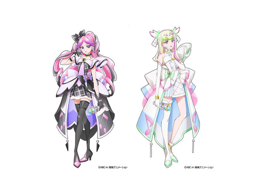 キュアキッス、キュアズキューン（C）ABC-A・東映アニメーション