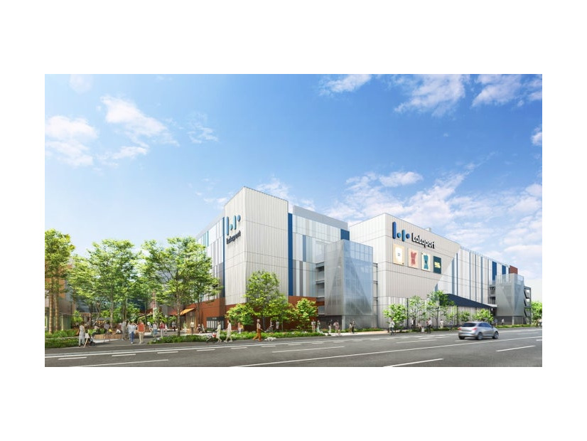 「三井ショッピングパーク ららぽーとTOKYO-BAY北館建替え計画」外観CG