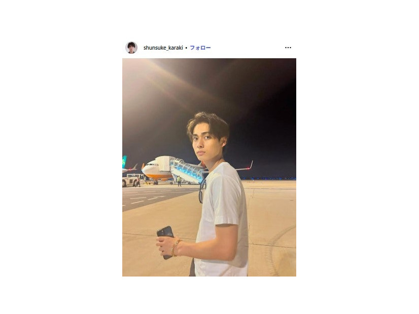 イメチェン前の唐木俊輔／Instagramより