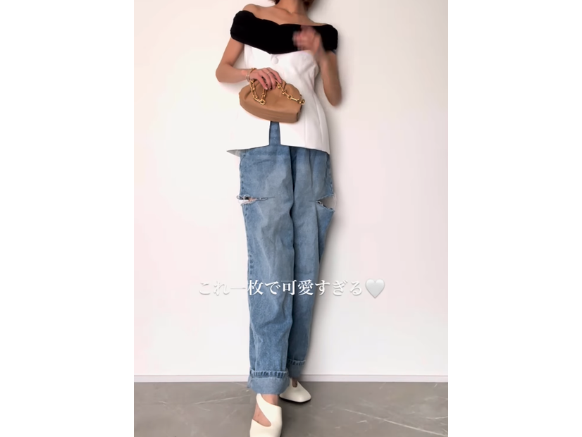 着飾りたい日に頼れる【ZARA】。モード服は×デニムの着こなしでもっと身近に【40代の毎日コーデ】