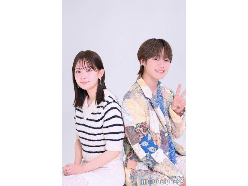 モデルプレスのインタビューに応じた畑芽育＆大橋和也（C）モデルプレス