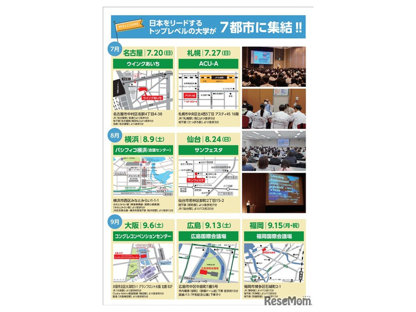 主要大学説明会2025