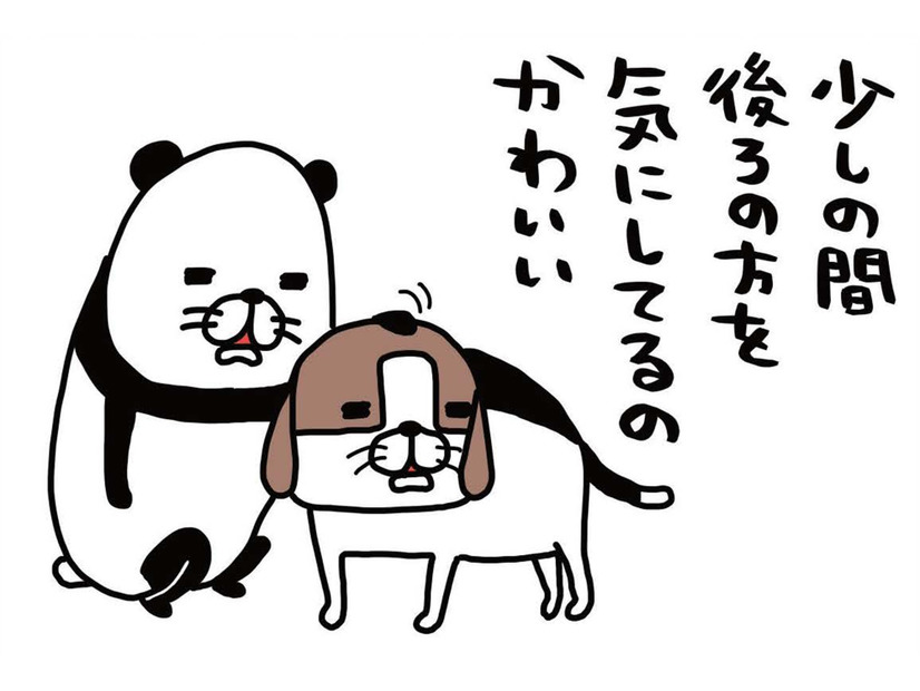 自分がした「おなら」の音にびっくり！愛犬・梅吉が少し後ろを確認してるのは、なぜ？【パンダと犬 ＃７】