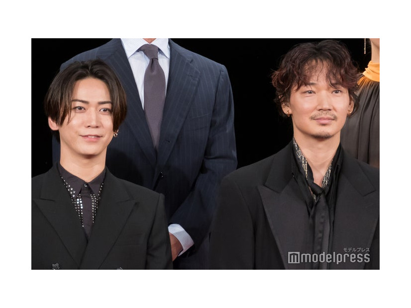 映画「でっちあげ　〜殺人教師と呼ばれた男」プレミアイベントに出席した亀梨和也、綾野剛（C）モデルプレス