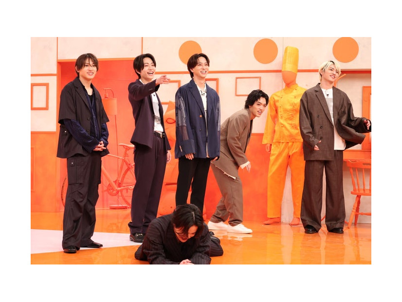 猪俣周杜、橋本将生、菊池風磨、寺西拓人、原嘉孝、篠塚大輝（C）フジテレビ