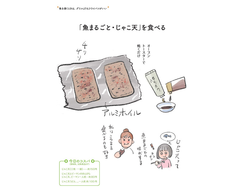 「焼魚は大変…」自炊初心者にオススメしたい、グリルより魚が上手に焼ける「道具」って!?【激せまキッチンで楽ウマごはん #７】