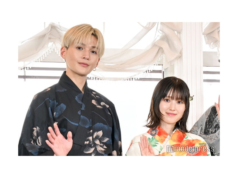 「隣のステラ」七夕☆（ステラ）イベントに出席した八木勇征、福本莉子（C）モデルプレス