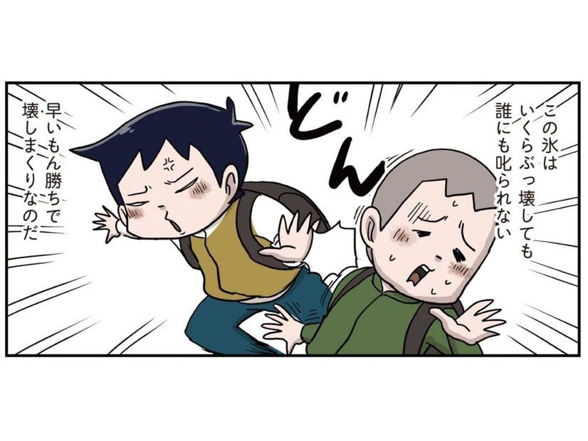 ぶっ壊しても誰にも怒られない！ 冬の朝、早起きして‟氷”を割りまくる小学生男子【しなのんちのいくる４ #28】
