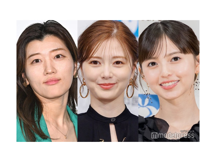 ヒコロヒー、白石麻衣、齋藤飛鳥（C）モデルプレス