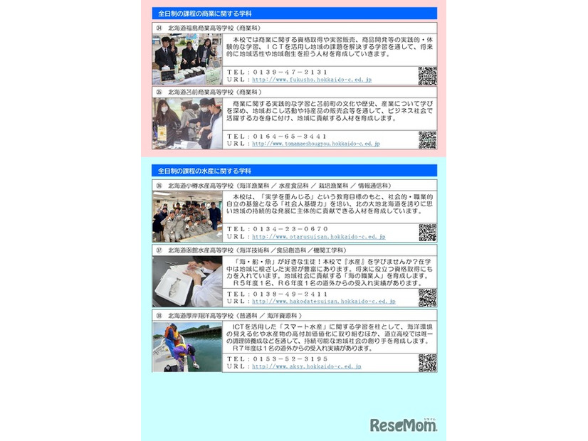 道立高等学校への道外からの出願について