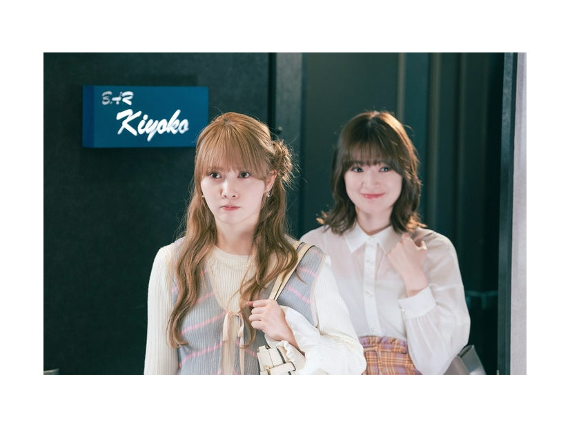 加藤史帆、優希美青（C）「彩香ちゃんは弘子先輩に恋してる 2nd Stage」製作委員会・MBS／第4話より