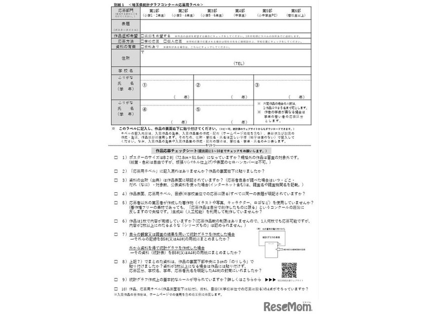 第75回埼玉県統計グラフコンクール