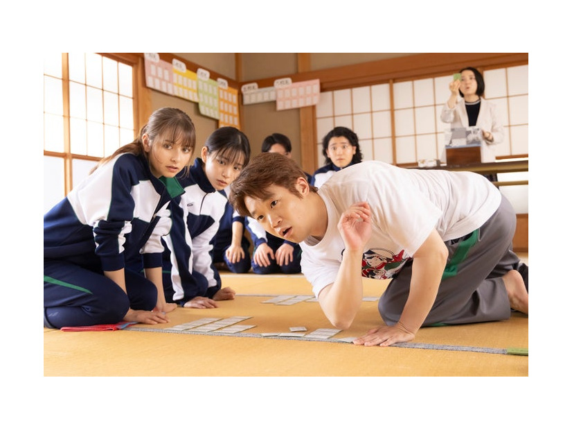 嵐莉菜、當真あみ、矢本悠馬「ちはやふる−めぐり−」第3話（C）日本テレビ