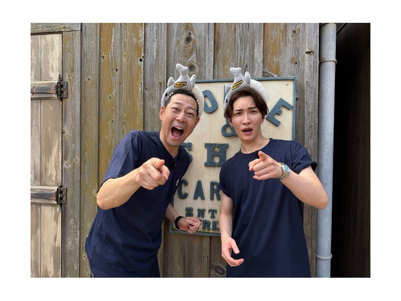 東野幸治、渡辺翔太（C）フジテレビ（C）MINIONS TM &（C）2025 Universal Studios.（C Nintendo TM &（C）Universal Studios & Amblin Entertainment TM &（C）2025 Universal Studios. All rights reserved.