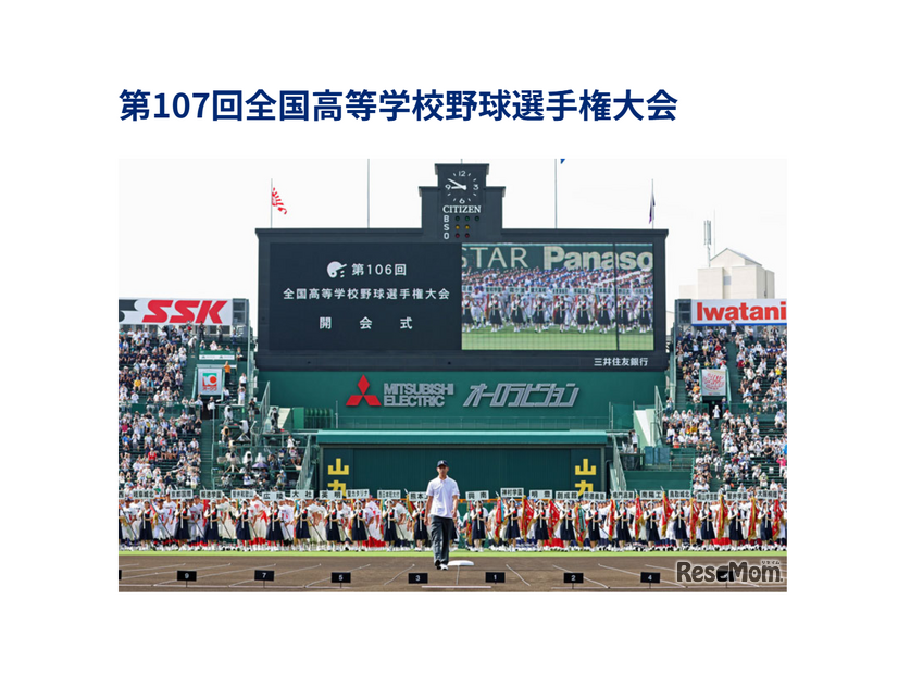 第107回全国高等学校野球選手権大会、2025年8月5日から22日まで18日間