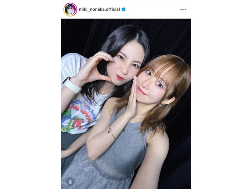 「かわいすぎて大変」モー娘。新リーダー野中美希、櫻井梨央とのお出かけSHOTに反響「本当に仲良し」