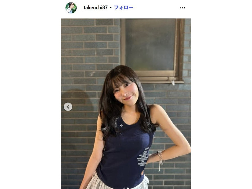 竹内花Instagramより