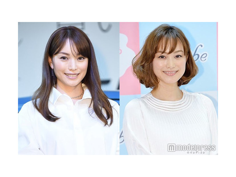 （左から）蛯原友里、蛯原英里（C）モデルプレス