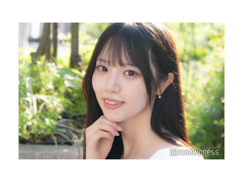モデルプレスのインタビューに応じた斉藤花音さん（C）モデルプレス