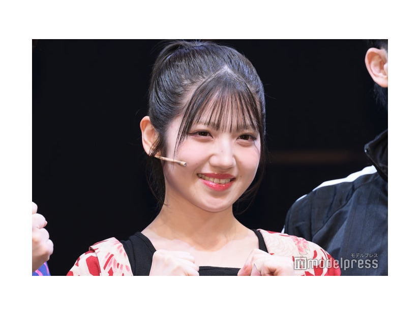 革命ミュージカル「新・幕末純情伝」の開幕直前舞台挨拶・公開ゲネプロに出席した村山彩希（C）モデルプレス