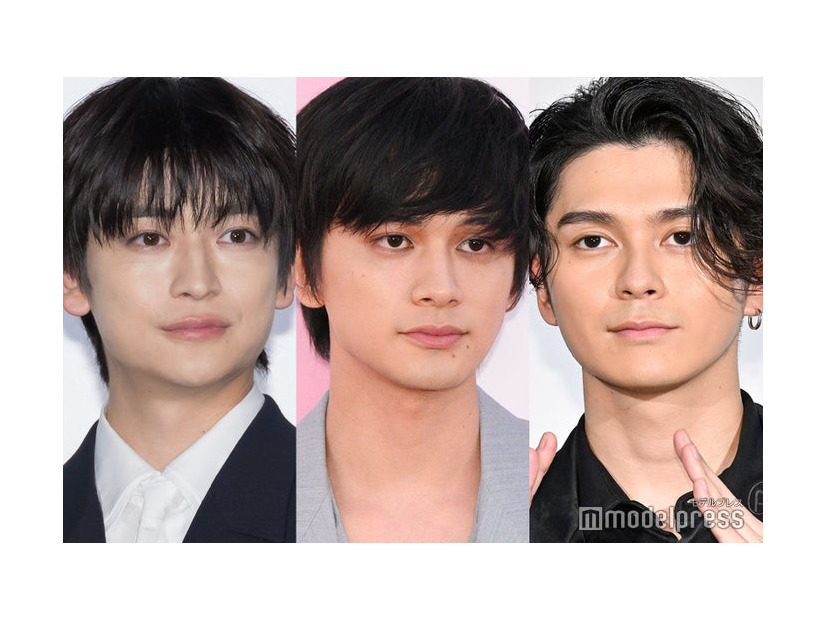（左から）高橋文哉、北村匠海、眞栄田郷敦（C）モデルプレス