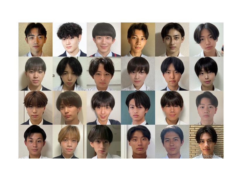 「男子高生ミスターコン2025」6エリアの中間速報上位4人ずつ