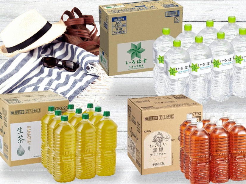 【「いろはす」「生茶」「午後の紅茶」】いまこそ箱買い！「２Lペットボトル」防災ストック、猛暑の水分補給に。重いものはまとめ買いして配達待ち♪ ≪Amazon今トク情報≫