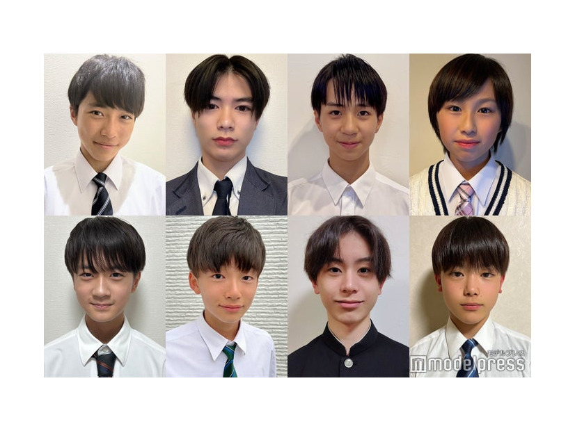 「男子中学生ミスターコン2025」西日本ブロックの候補者の一部