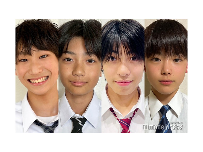 「男子中学生ミスターコン2025」西日本ブロック暫定上位4人