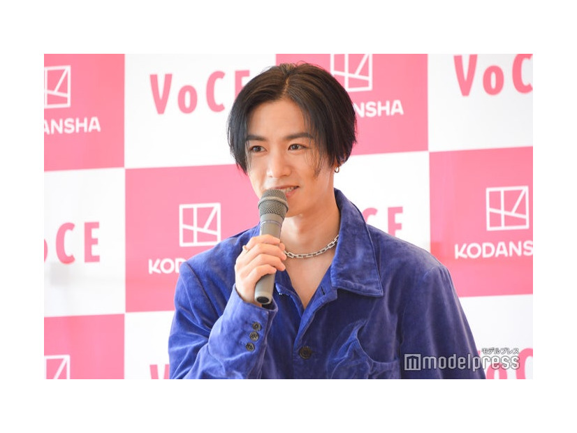 「VOCE」アンバサダー就任記念発表会に参加した川村壱馬（C）モデルプレス