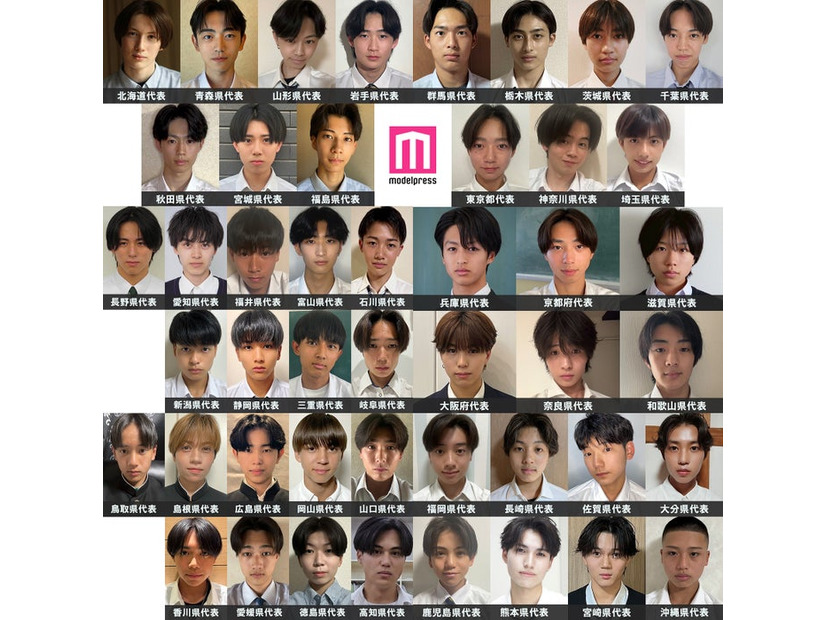 「男子高生ミスターコン2025」セミファイナリスト（一部）