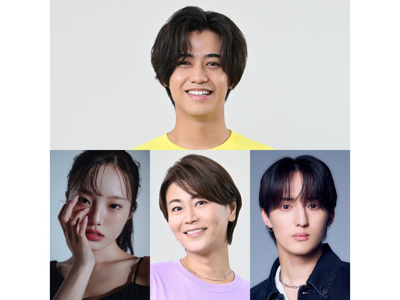 （上段）高橋海人、（下段左から）本田真凛、氷川きよし、川島如恵留（提供写真）