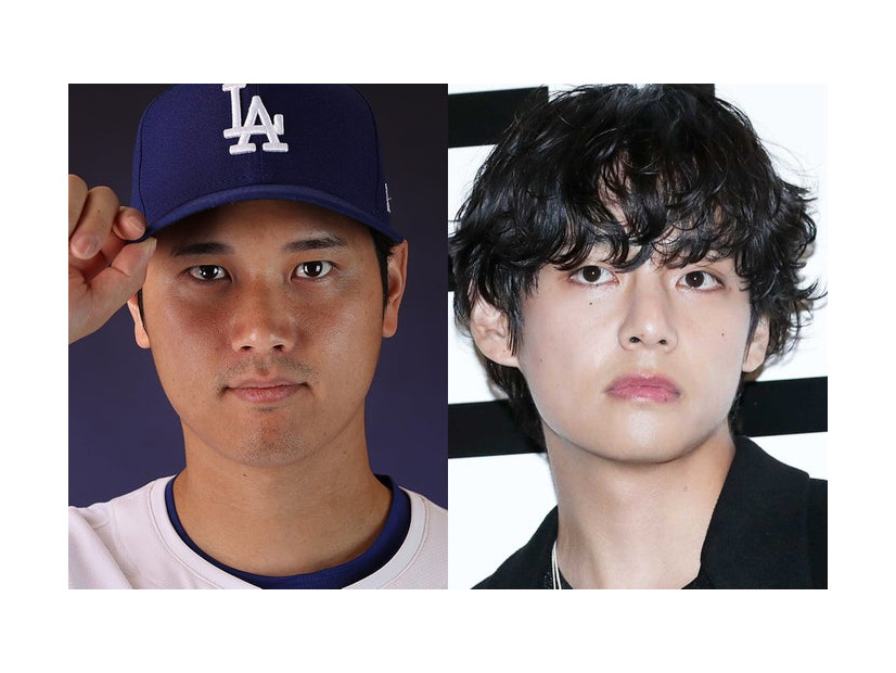 V、大谷翔平選手／Photo by Getty Images