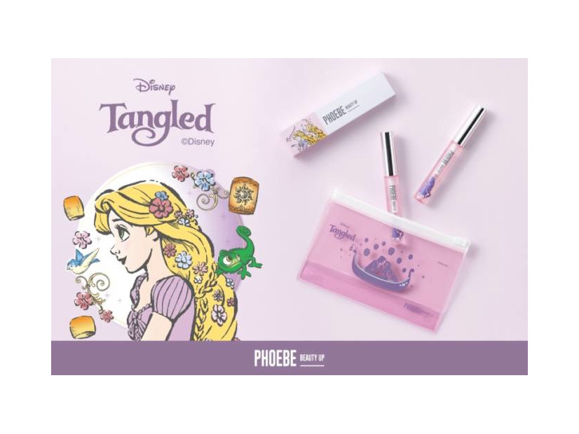 PHOEBE BEAUTY UP、「まつ毛美容液」にラプンツェルが描かれたディズニー限定デザインが登場！