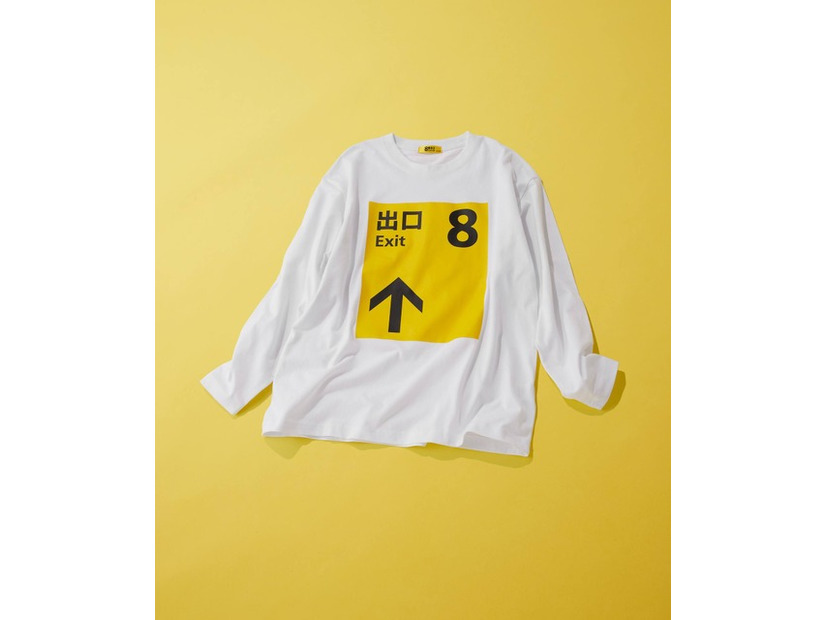 コラボロンT ￥3,990（税込）／『8番出口』 × and ST アパレルコラボ