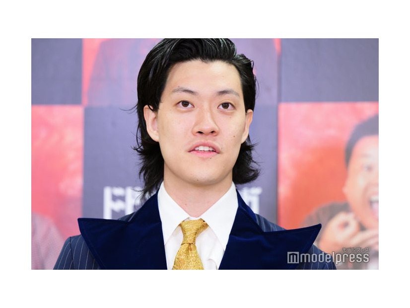 「ドーピングトーキング」放送直前会見に出席した粗品（C）モデルプレス