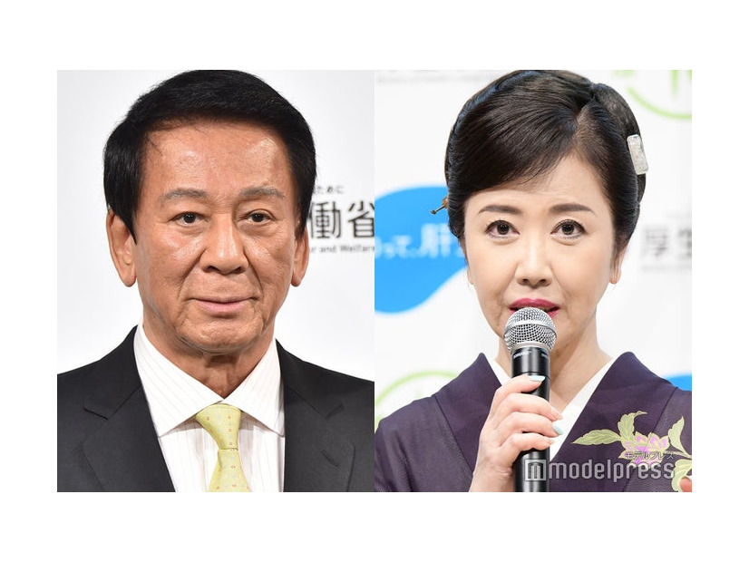 杉良太郎、伍代夏子（C）モデルプレス
