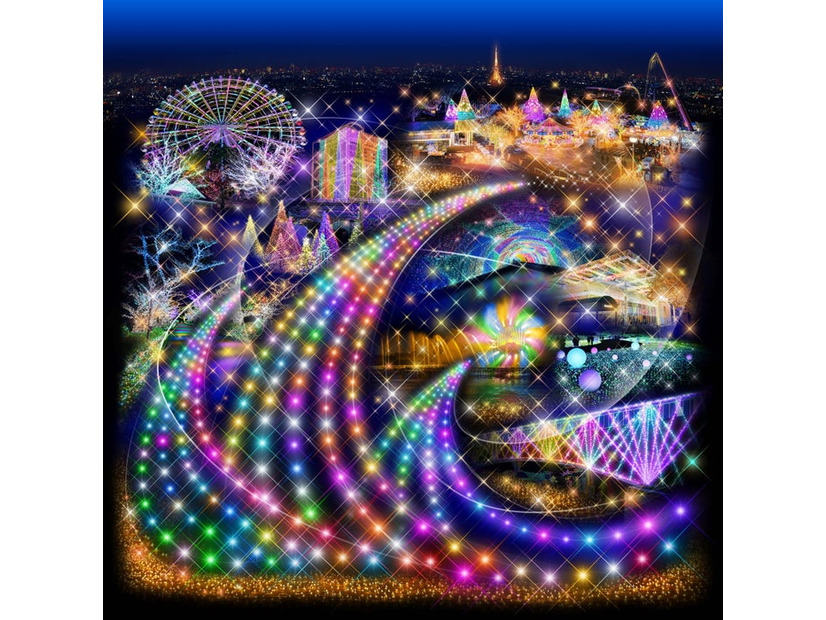 よみうりランド ジュエルミネーション2025メインビジュアル（C）MOTOKO ISHII LIGHTING DESIGN