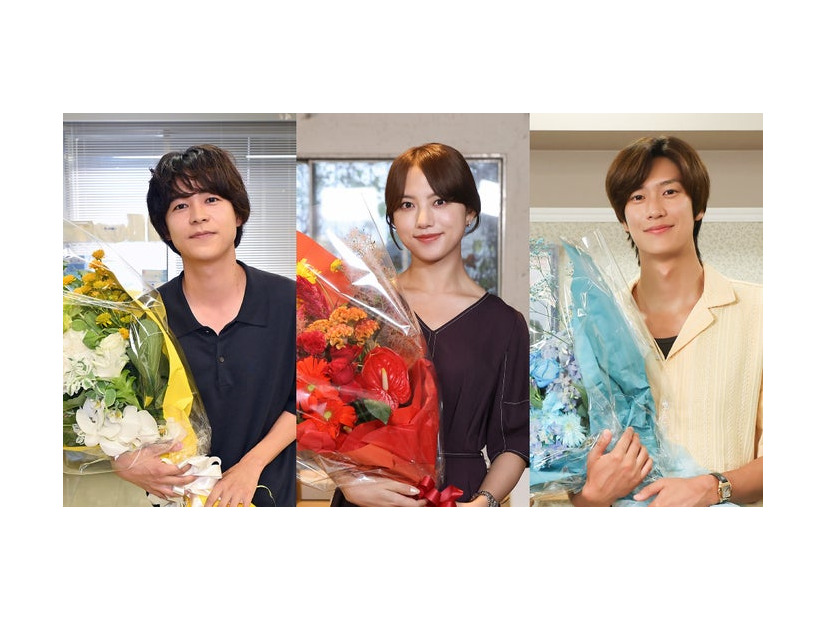 成田凌、清原果耶、ナ・イヌ「初恋DOGs」（C）TBS