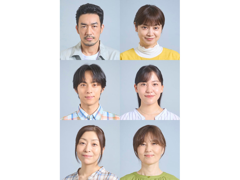 （上段左から）大谷亮平、平愛梨（中段左から）永田崇人、金井美樹（下段左から）内田慈、石野真子（C）日本テレビ