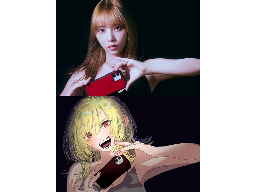 与田祐希／原作コラボビジュアル（C）「死ぬまでバズってろ！！」製作委員会・MBS