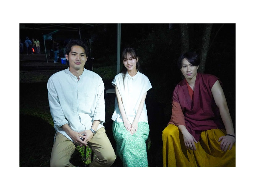 水上恒司、山下美月、宮舘涼太（C）2025「火喰鳥を、喰う」製作員会