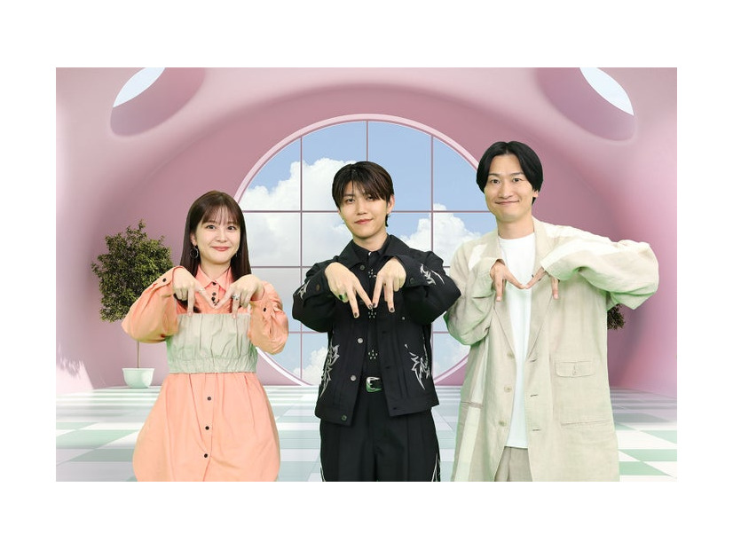 林美桜アナウンサー、若井滉斗、山添寛（C）モデルプレス