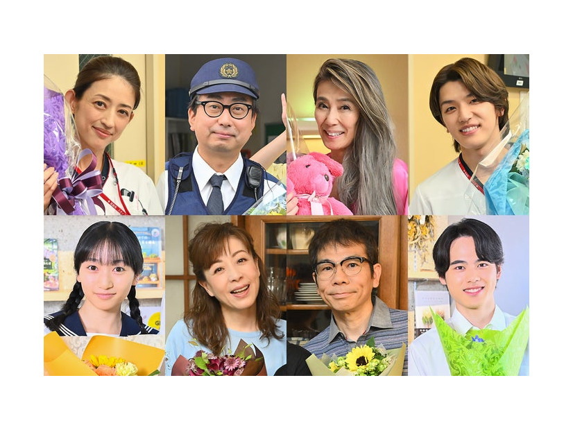 （上段左から）小沢真珠、おいでやす小田、萬田久子、高塚大夢（下段左から）横溝菜帆、羽野晶紀、マギー、橋本和太琉（C）カンテレ