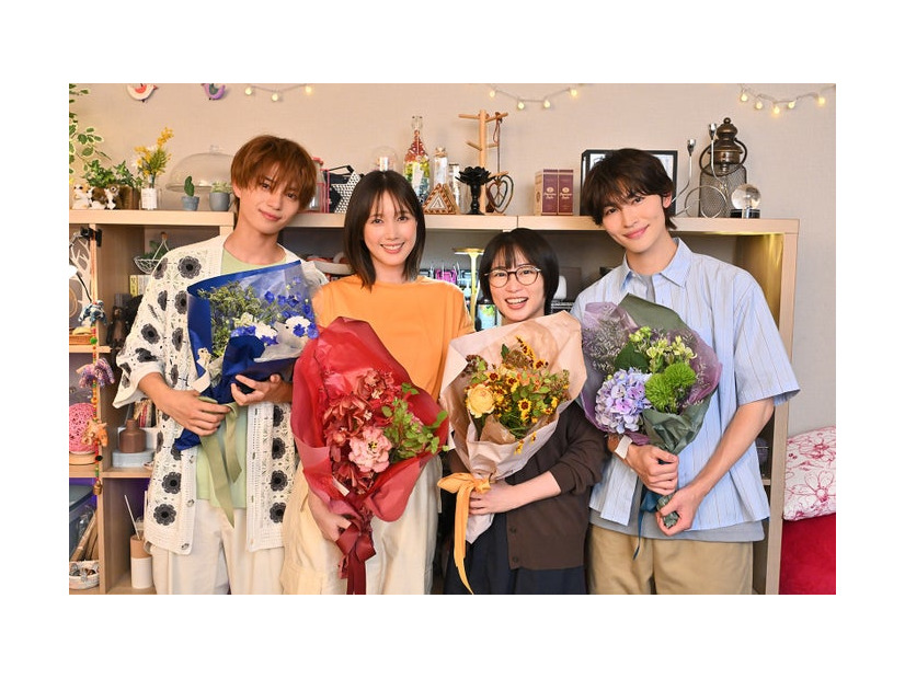 増子敦貴、本田翼、志田未来、岩瀬洋志（C）カンテレ