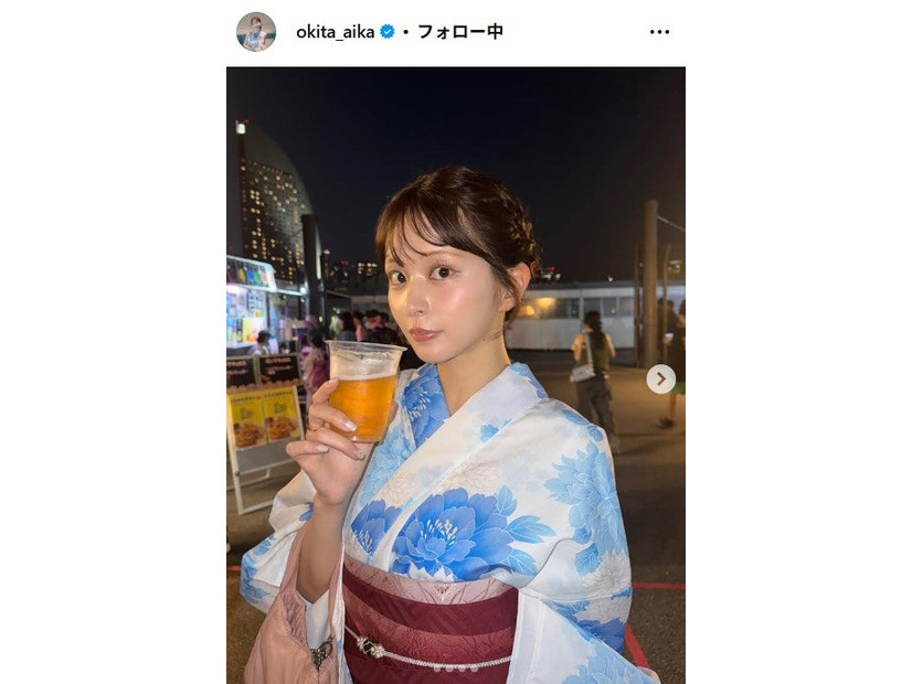 沖田愛加アナInstagramより